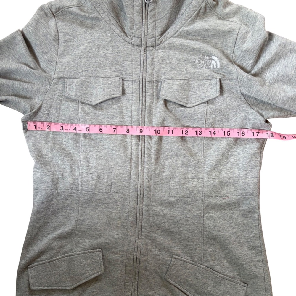 The North Face Women's Gray Utility Field Jacket Coat Small Cotton Lightweight - Picture 9 of 11